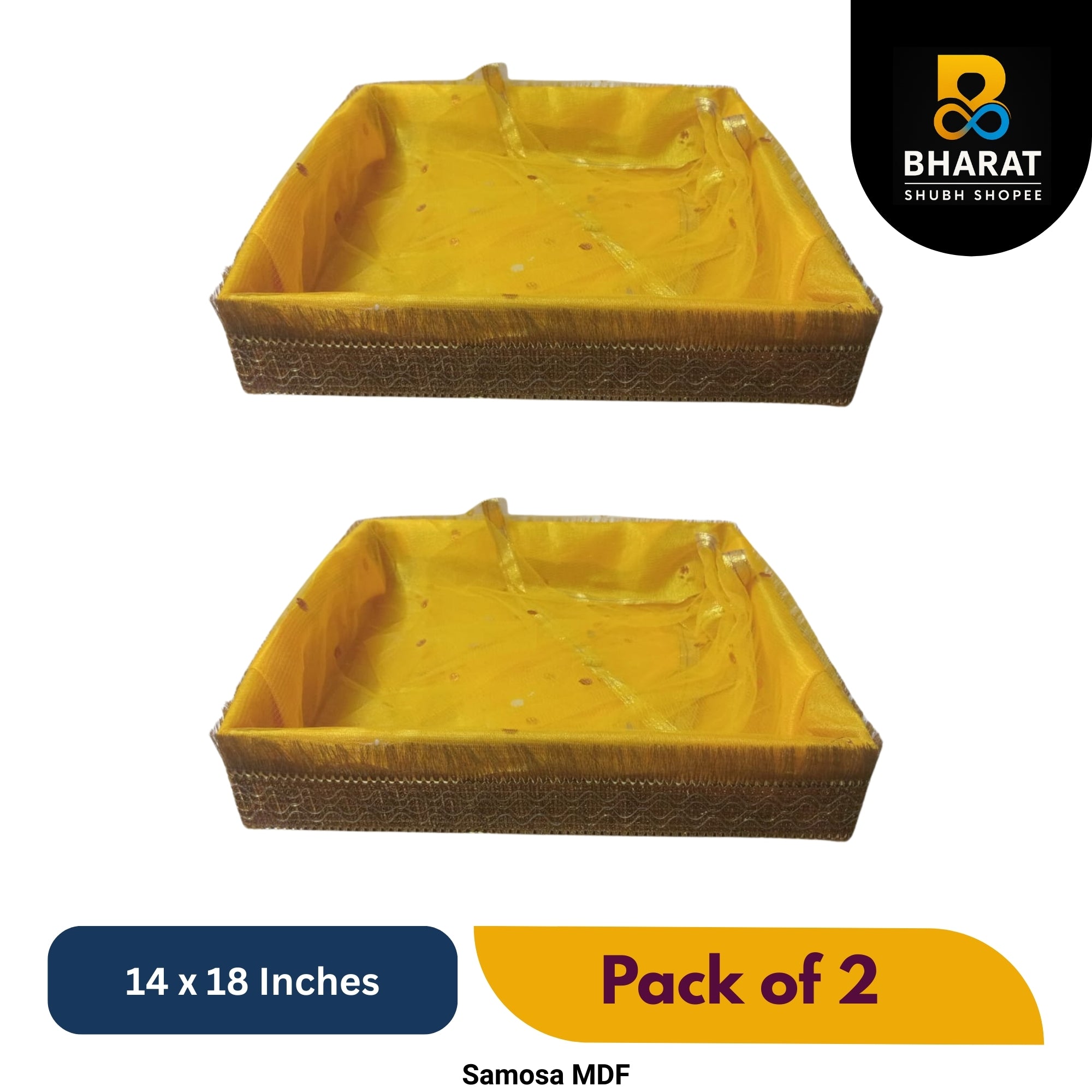 Premium Samosa MDF 14 x 18 Inches – Pack of 2 for Gifting & Decor – Bharat Shubh Shopee