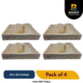 Premium Chain MDF Chakor Square 14 x 14 Inches – Pack of 4 for Gifting & Decor – Bharat Shubh Shopee