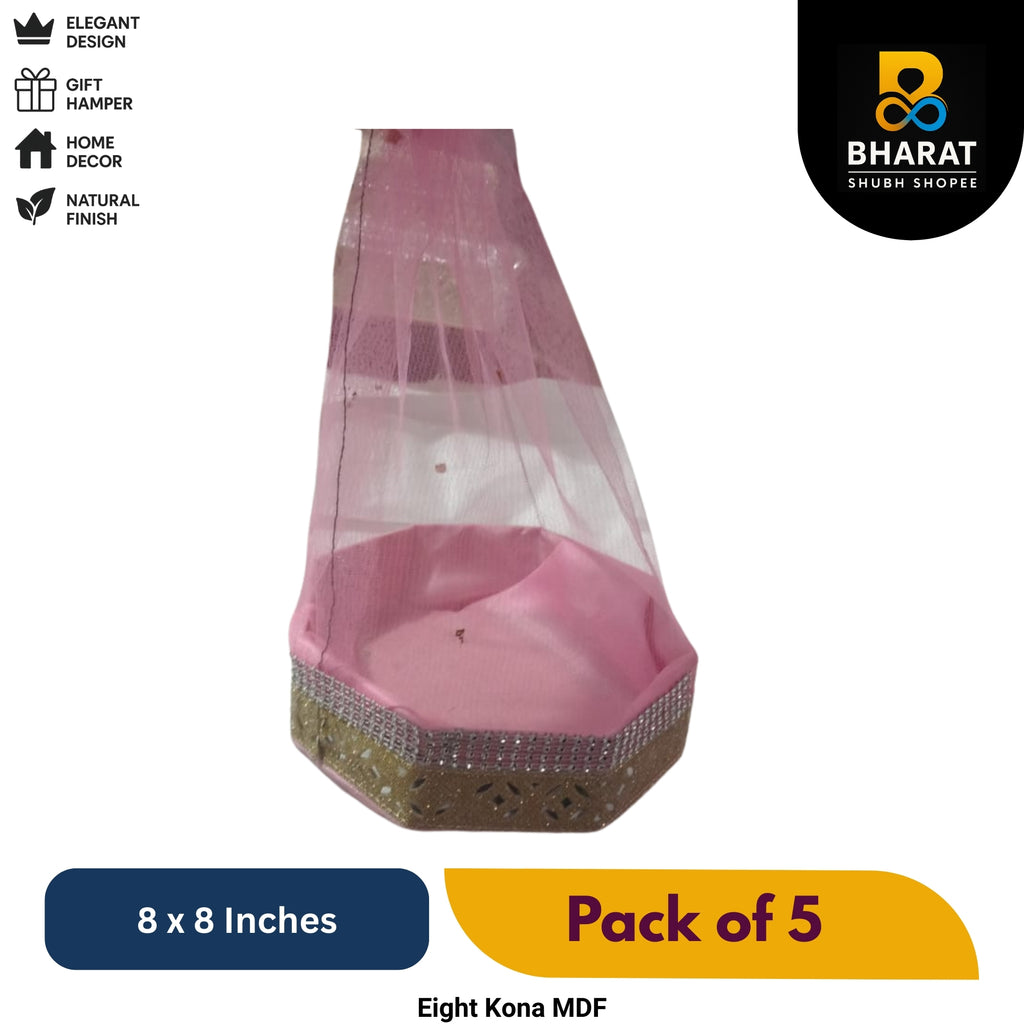 Premium Eight Kona MDF 8 x 8 Inches – Pack of 5 for Gifting & Decor – Bharat Shubh Shopee
